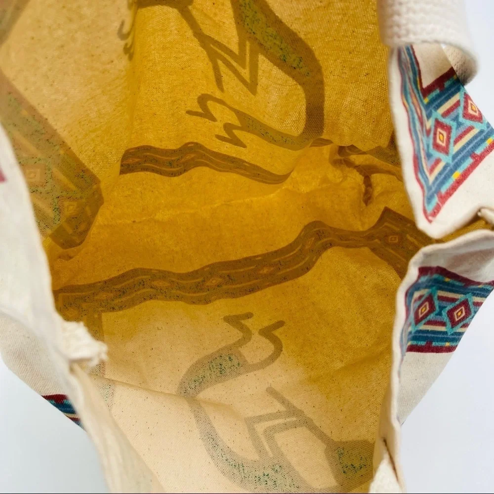Canvas‎ tote Kokopelli dancer beach reusable